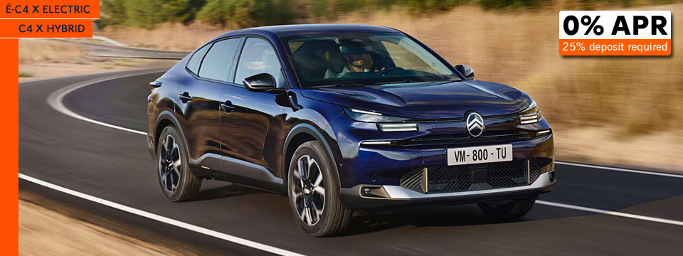 &Euml;-C4 and C4 X Hybrid or Petrol