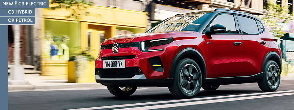 New E-C3 Electric, Hybrid or Petrol