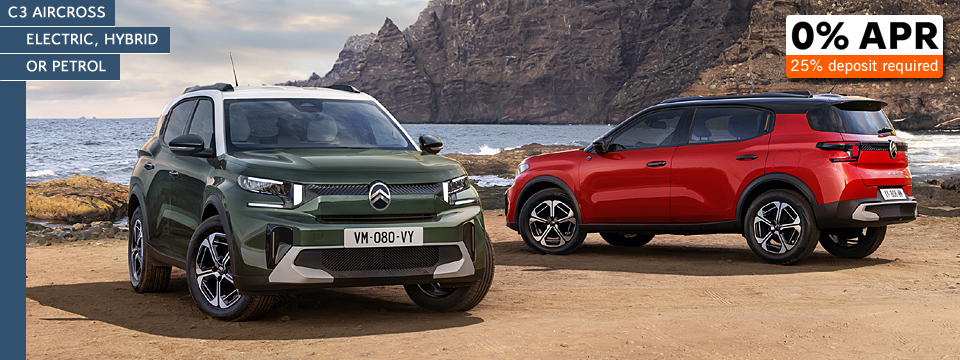 New C3 Aircross Electric, Hybrid or Petrol